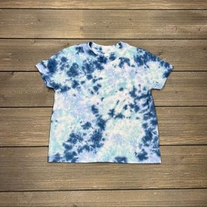 Tie Dye T-shirt Baby Toddler Kids TieDye Blue Green Tee